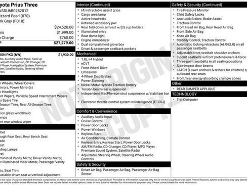 Used 2011 Toyota Prius Three w/ Navigation Pkg image 10