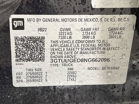 Used 2022 GMC Sierra 1500 Denali AWD/4WD image 11