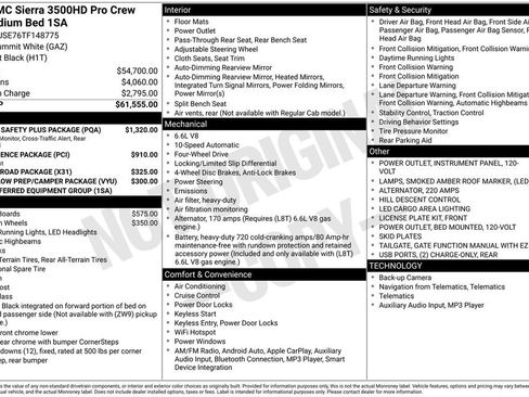 New 2026 GMC Sierra 3500 Pro w/ 1SA Pro Safety Plus Package image 4