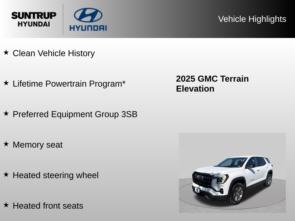 Used 2025 GMC Terrain Elevation AWD/4WD image 8