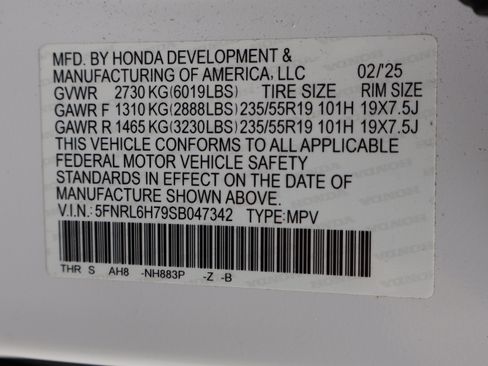 Used 2025 Honda Odyssey Sport-L image 48