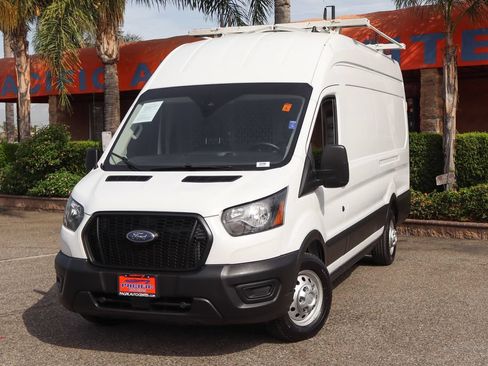 Used 2023 Ford Transit 350 148 High Roof Extended w/ Fleet Safety Package RWD image 4
