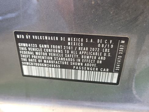 Used 2019 Volkswagen Jetta S w/ Driver Assistance Package FWD image 33