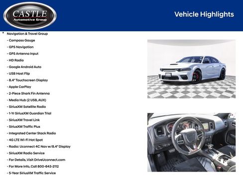 Used 2023 Dodge Charger SRT Hellcat w/ Harman/Kardon Audio Group RWD image 4
