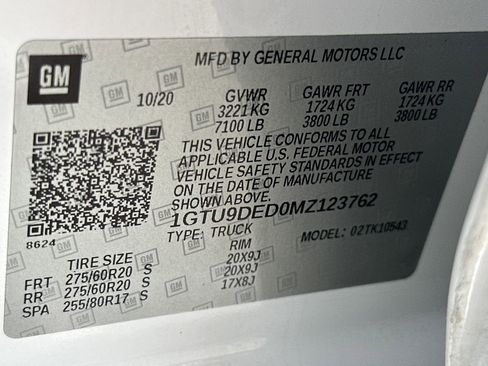 Used 2021 GMC Sierra 1500 SLT w/ SLT Convenience Package image 42