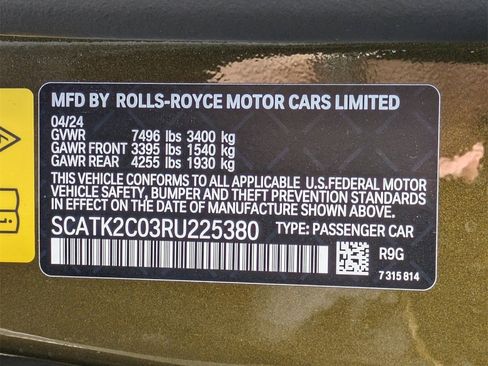 Certified 2024 Rolls-Royce Spectre w/ Spectre Launch Package image 18