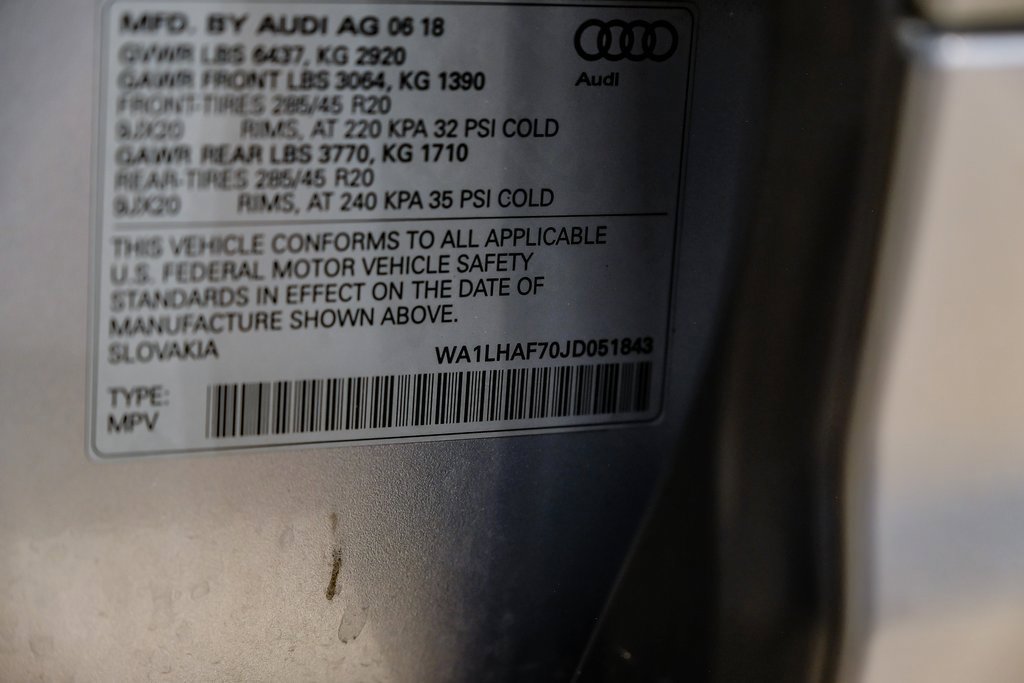 Used 2018 Audi Q7 2.0T Premium Plus AWD/4WD image 74