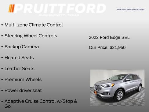 Used 2022 Ford Edge SEL AWD/4WD image 13