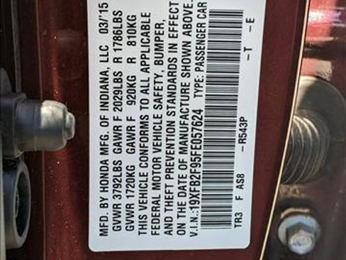 Used 2015 Honda Civic EX-L image 23