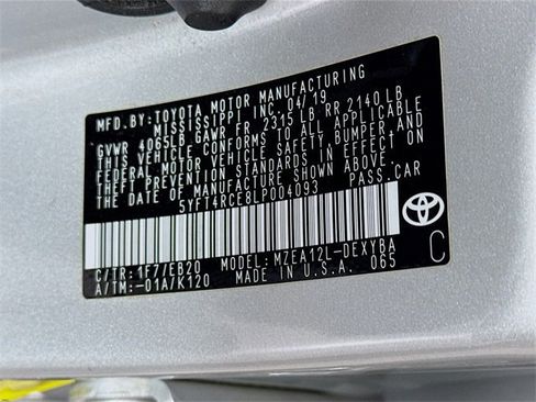 Certified 2020 Toyota Corolla XSE image 31