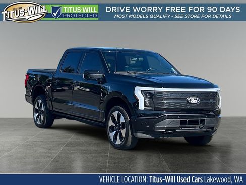 Used 2024 Ford F150 Lightning Platinum AWD/4WD image 1