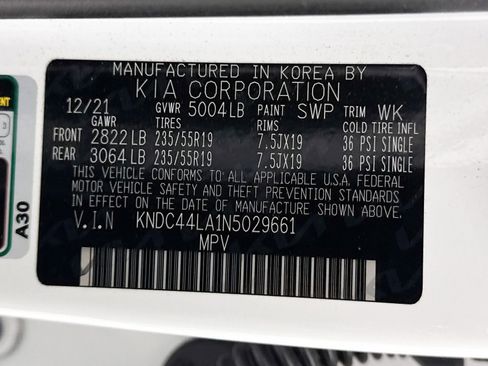 Used 2022 Kia EV6 GT-Line w/ GT-Line Suede Seat Package image 37