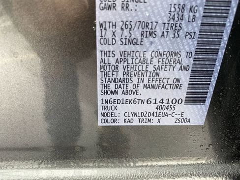 New 2026 Nissan Frontier PRO-4X w/ Pro-4x Convenience Package image 31