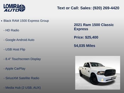 Used 2021 RAM 1500 Express w/ Wheel & Sound Group AWD/4WD image 21