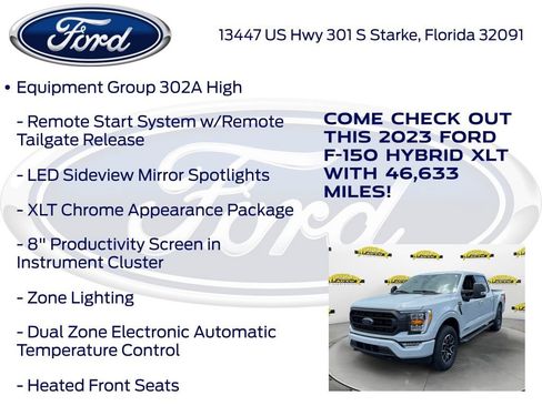 Certified 2023 Ford F150 XLT w/ Equipment Group 302A High AWD/4WD image 22