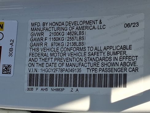 Used 2023 Honda Accord Sport image 27