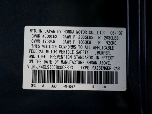 Used 2008 Acura TSX FWD image 17