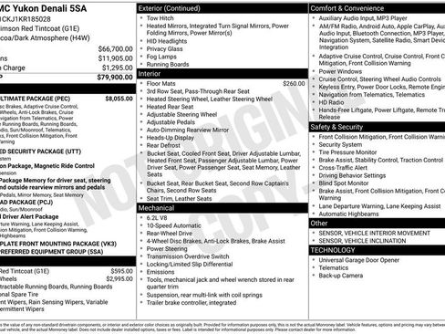 Used 2019 GMC Yukon Denali w/ Denali Ultimate Package RWD image 4