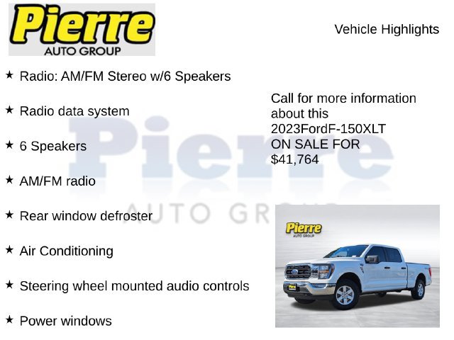 Used 2023 Ford F150 XLT w/ Equipment Group 301A Mid AWD/4WD image 7