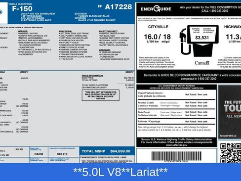 Used 2015 Ford F150 Lariat w/ Equipment Group 502A Luxury image 13