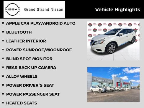Used 2015 Nissan Murano SL w/ SL Technology Package image 3