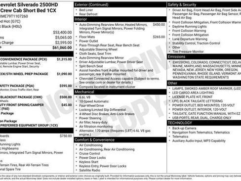 New 2026 Chevrolet Silverado 2500 Custom w/ Custom Convenience Package image 22