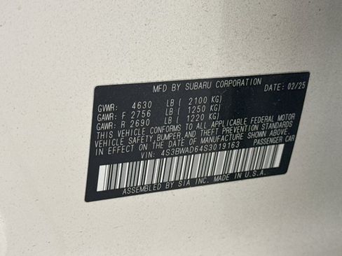 Used 2025 Subaru Legacy Premium AWD/4WD image 12