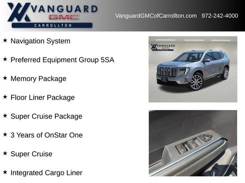 New 2026 GMC Acadia Denali w/ Super Cruise Package image 6