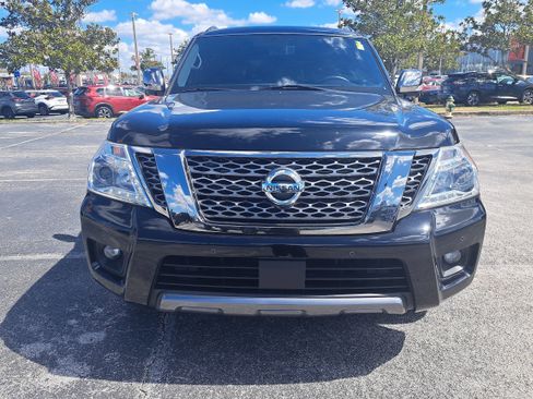 Certified 2019 Nissan Armada Platinum w/ Captain's Chairs Package image 2