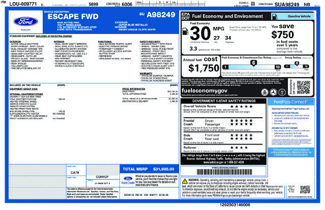 Used 2025 Ford Escape Active w/ Cold Weather Package FWD image 15