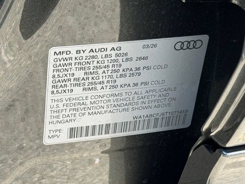 New 2026 Audi Q3 quattro 2.0T AWD/4WD image 26