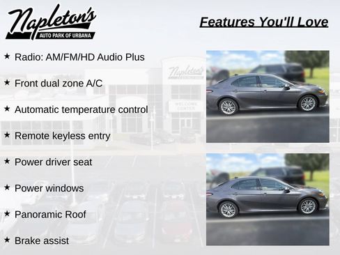 Used 2020 Toyota Camry XLE FWD image 2