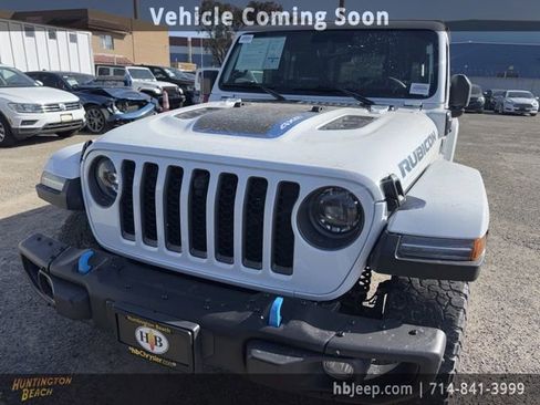Used 2023 Jeep Wrangler Unlimited Rubicon 4xe w/ Steel Bumper Group image 2
