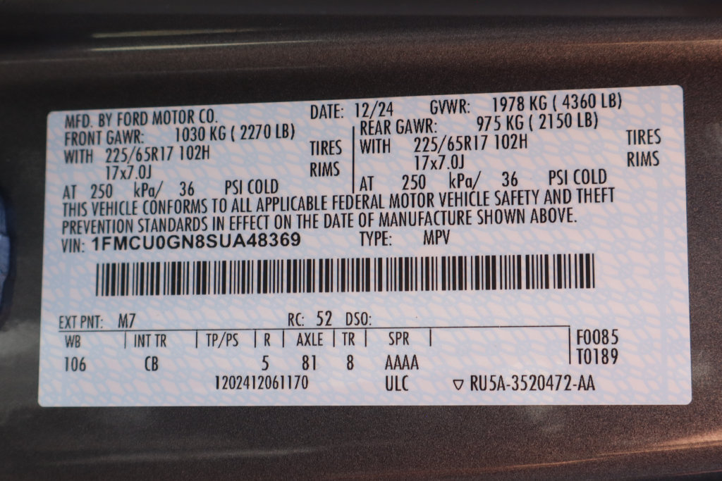 Used 2025 Ford Escape Active w/ Tech Pack #1 FWD image 46