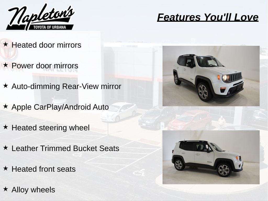 Used 2023 Jeep Renegade Limited w/ Sun/Sound Group AWD/4WD image 19