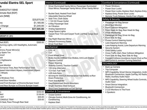 New 2026 Hyundai Elantra SEL Sport Premium FWD image 1