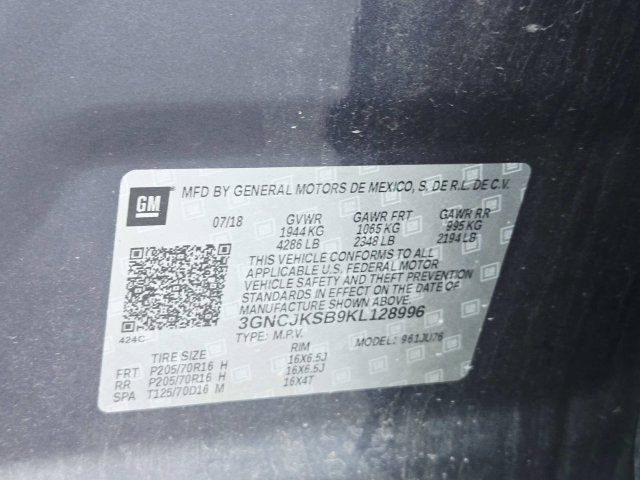 Used 2019 Chevrolet Trax LS w/ Tint and Cruise Package FWD image 20