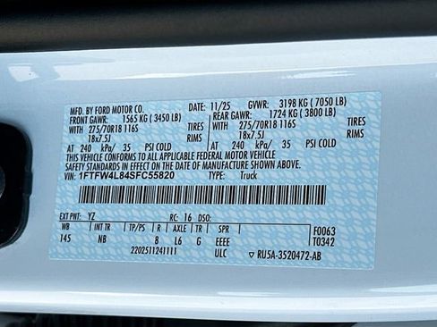 New 2025 Ford F150 Tremor w/ Equipment Group 402A High AWD/4WD image 21