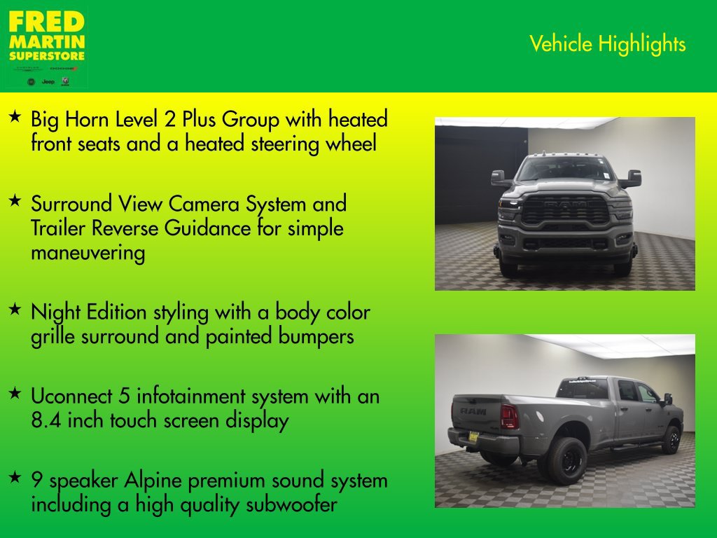 New 2026 RAM 3500 Big Horn AWD/4WD image 14