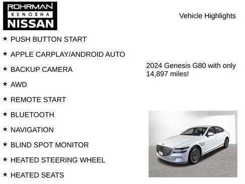 Used 2024 Genesis G80 image 7