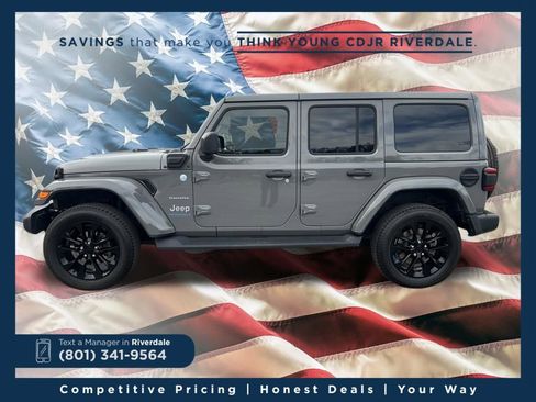 Used 2023 Jeep Wrangler Unlimited Sahara w/ Cold Weather Group image 2