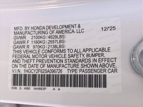 Certified 2025 Honda Accord EX-L image 24