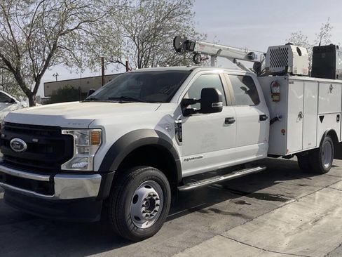 Used 2022 Ford F550 4x4 Crew Cab Super Duty w/ Power Equipment Group image 1