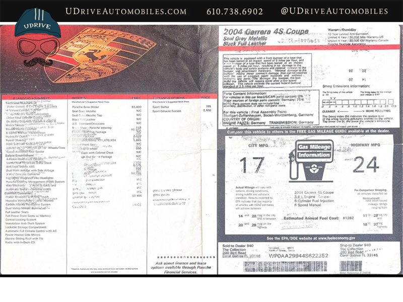 Used 2004 Porsche 911 Carrera 4S AWD/4WD image 56