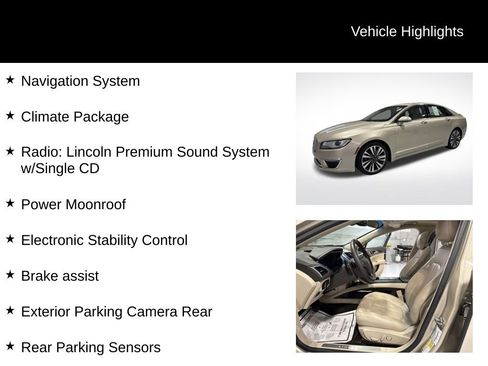 Used 2017 Lincoln MKZ Reserve w/ Climate Package image 2