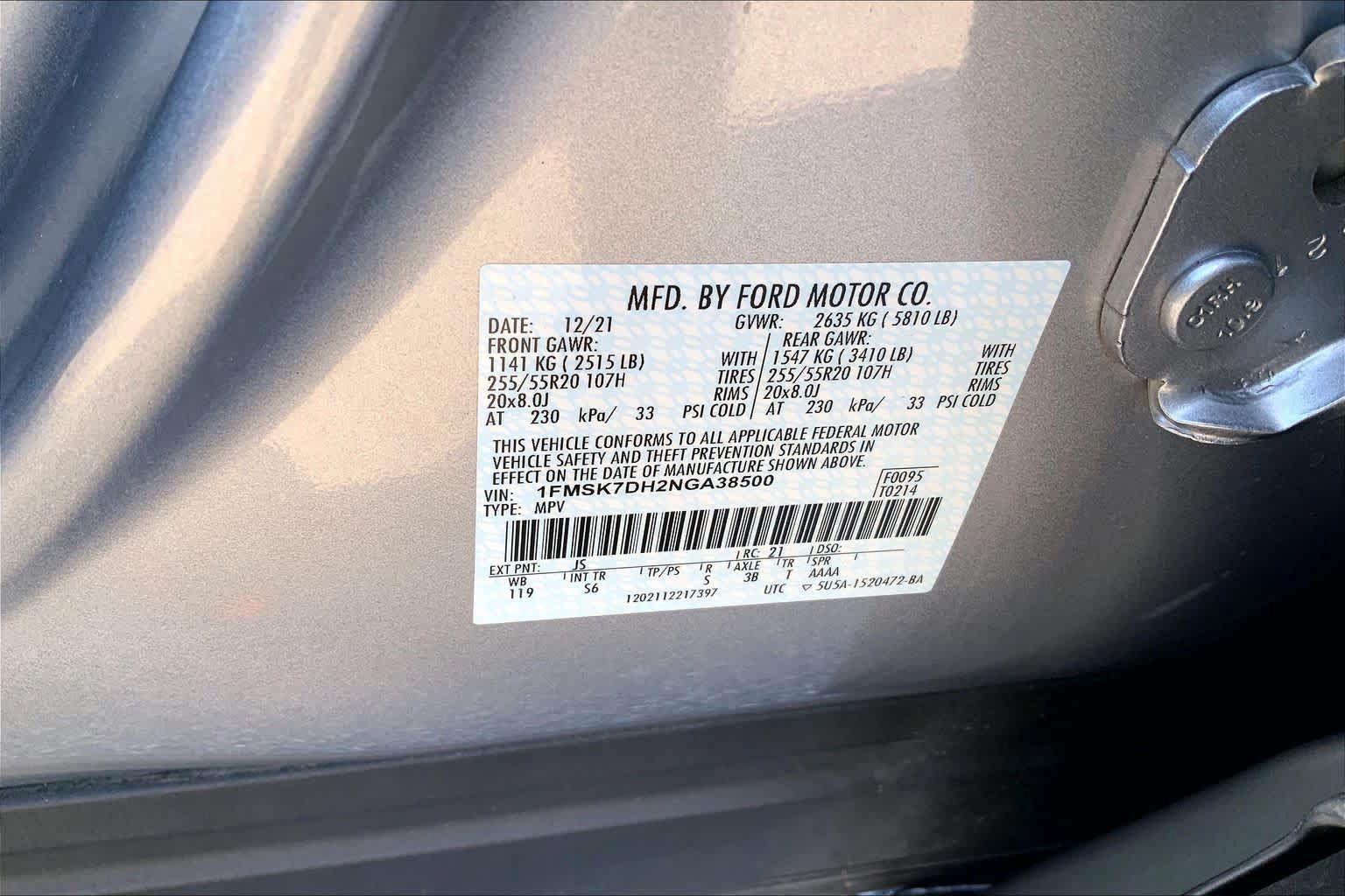 Certified 2022 Ford Explorer XLT w/ Equipment Group 202A RWD image 30