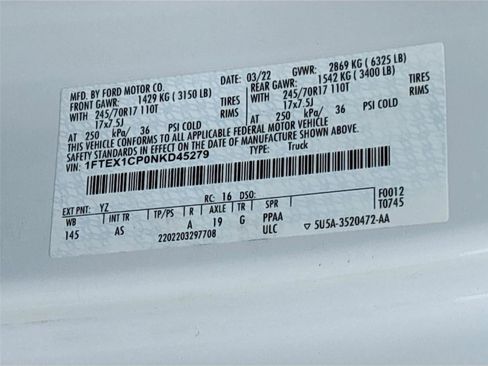 Used 2022 Ford F150 XL w/ Equipment Group 101A High image 29