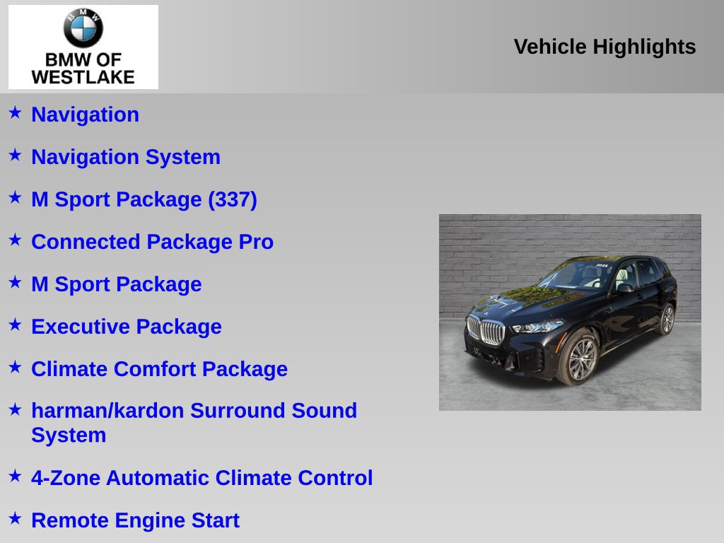 Used 2025 BMW X5 xDrive40i w/ Executive Package AWD/4WD image 6