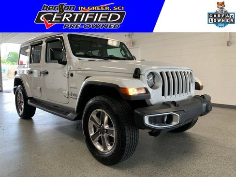 Used 2022 Jeep Wrangler Unlimited Sahara w/ Cold Weather Group AWD/4WD image 1