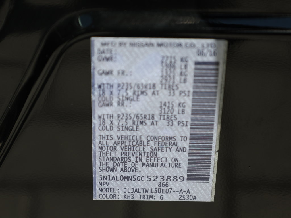 Used 2016 INFINITI QX60 FWD w/ Premium Plus Package image 44